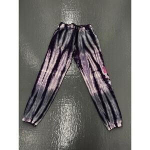 Insomniac Sweatpants Mens Size M Purple Tie Dye EDC Heavy Cotton